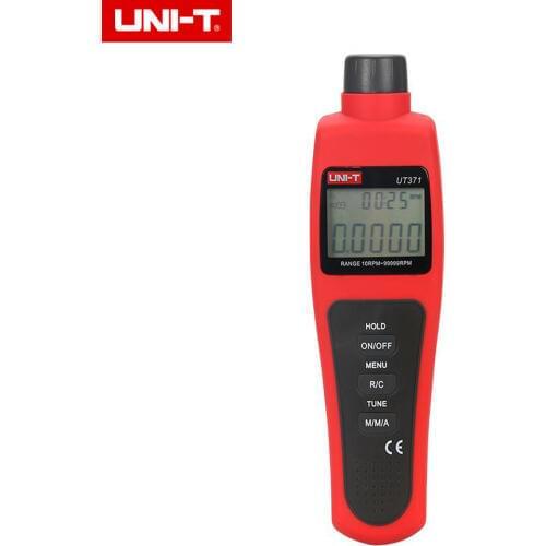 UNI-T UT371 Digital Tachometer Non-Contact 0~99999 MAX/MIN/AVG Target Distance 5~20cm Speed Measuring Instruments