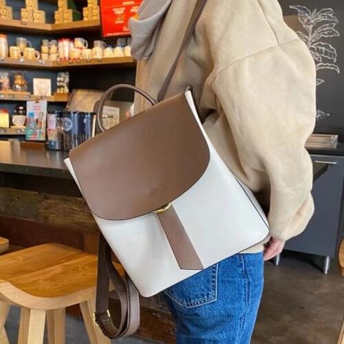 High Quality Genuine Leather Women Backpack Designer Cute Backpacks Softback Travel Backpack School Bags