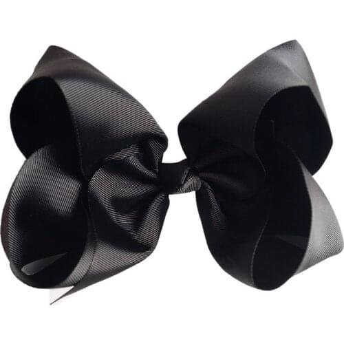 2pcs 5.5" Ribbon Hair Bows Double Layer Cross Tie Bow Clips Pins For Girls Kids Back To School Lovely Hairgrips Accessories