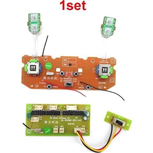 1set 592 Remote Controller Transmitter/ Receiver Mainboard Gear Box Assembly for 22 Channel RC Excavator Spare Parts DIY