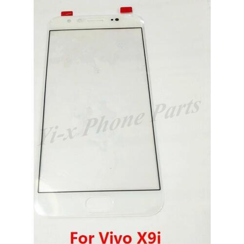1PCS White Black Gold For Vivo X9i Front Glass Touch Screen Panel Mobile Phone Replacement Parts