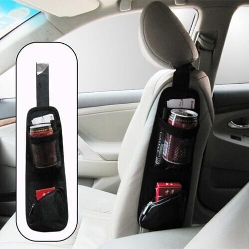 1 PCS Car Seat Storage Bag Car Seat Side Pocket Backseat Drink Holder Hanging Bags Debris Bag Auto Seat Side Hanging Accessories
