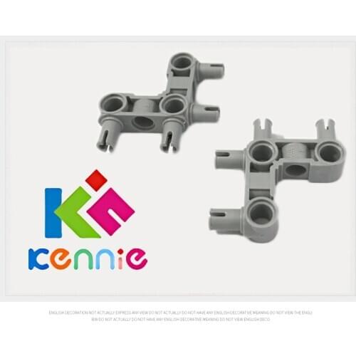 100pcs/lot Kennie DIY MOC Tech accessories Compatible with Hi-Tech Accessories NO.55615, 4x4 Handle Connector Vertical Connector