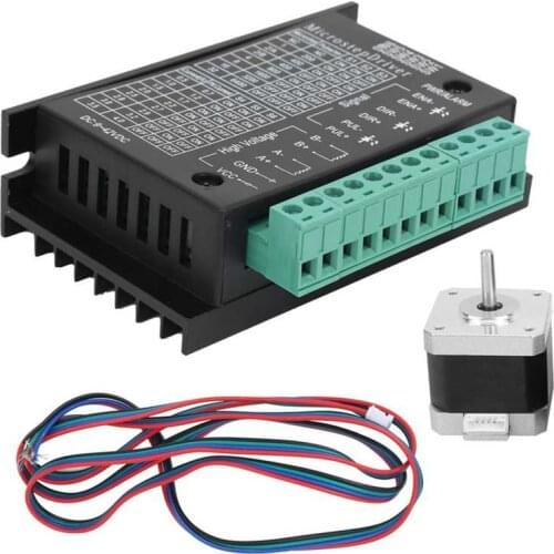 42 Stepper Motor Drive Set Electronic Component Module 0.4N.M 17HS4401S+TB6600 4A Motor Driver