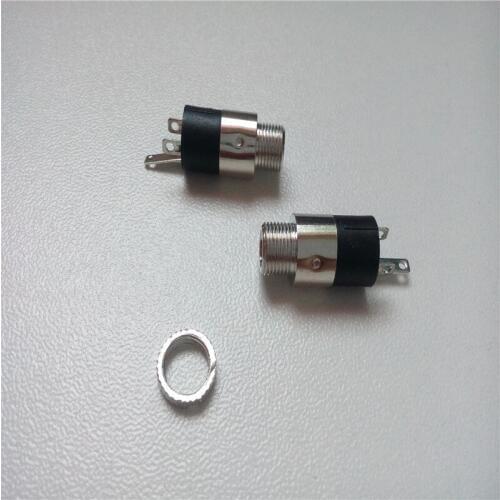 50pcs PJ-392 jack 3.5MM headphone socket 3.5MM audio stereo audio socket with nut