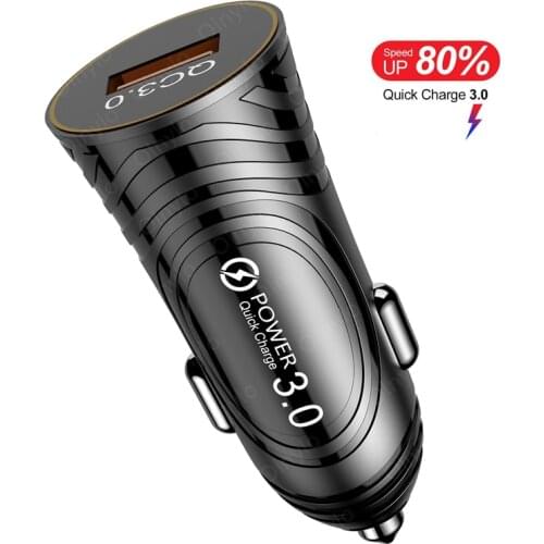 USB Car Charger Single Port Quick Charge 3.0 4.0 For Samsung iphone 11 In Car Fast Charging Universal Mobile Phone Car-charger