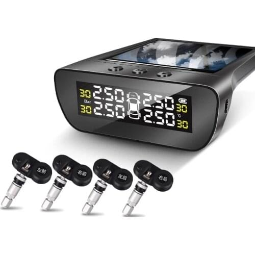 Wireless TPMS Sensor Solar Tire Pressure Monitoring System External/Internal Automobile Energia Solar Presion Neumaticos
