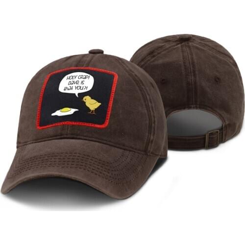 Cute Duck Cartoon Print Mens Baseball Caps Woman Casual Outdoor Baseball Cap Male Autumn Trucker Casquette Black Fashion Hats
