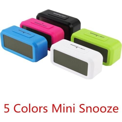 Digital Alarm Clock for students, large LCD screen electronic for children, Light sensor, night light table clock office