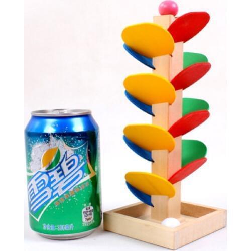 D637 Free shipping color disassembling ball wooden toys Pour the pearl game Fancy wooden toy assembly