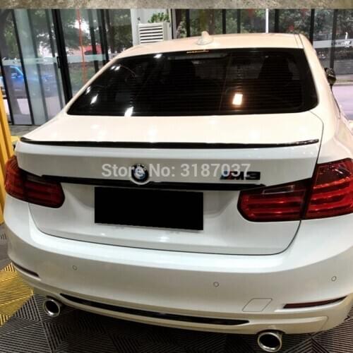 For BMW M3 320i 320li 325li 328i Spoiler For ABS Plastic Unpainted Color Rear Roof Spoiler Wing Trunk Lip Boot Cover Car Styling