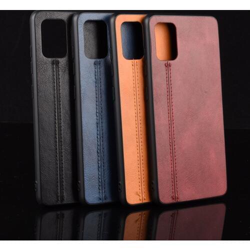 For Samsung Galaxy S11/S11E/S11Plus Case Calfskin Soft Edge PU Leather Hard Phone Cover For Samsung Galaxy S11 Plus S11+ Case