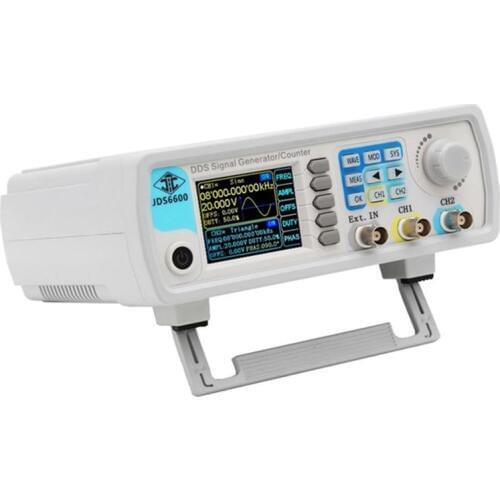 HOT-Eu Plug Jds6600-60M 60Mhz Signal Generator Digital Control Dual-Channel Dds Function Signal Generator Frequency Meter Arbi