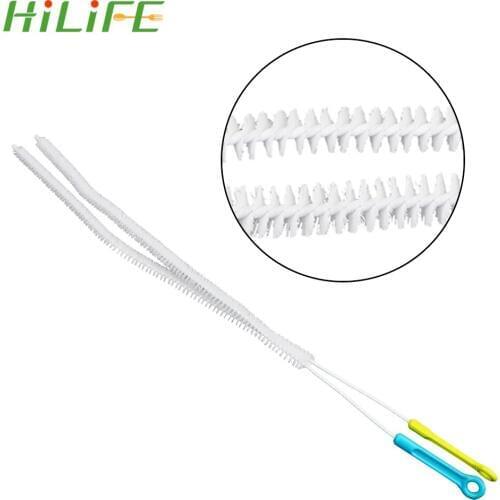 HILIFE Drain Sewer Dredge Sink Tub Hair Cleaning Bendable Bathroom Pipe Brush Sewer Cleaning Tools Hair Cleaner Hooks Style