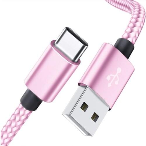 USB Type C Fast Charging Cable For Xiaomi 9 9T 8 7 A3 OPPO Realme Q X X2 pro 0.25M/1M/2M/3M Charger for Samsung S10 S9 S8