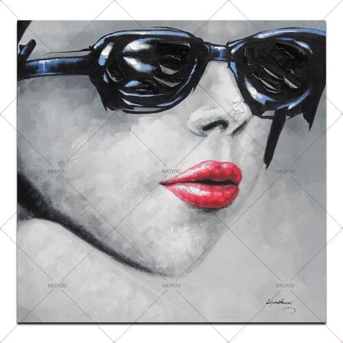 Unframed Oil Painting Figure Painting Textured Painting Handmade Wall Art 1 Set Abstract Oil Paintings Girl Pictures Home Decor