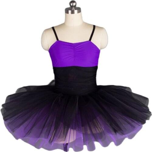 Top Selling Adult Ballet Tutu Dance Costumes Women Stage Wear Purple Ballet Tutu Dress Performance Costume Dance Clothes 14049