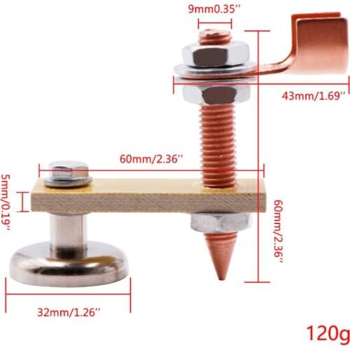 Magnetic Welding Support Welding Machine,Ground Connector Spotter Connector Auto Bodywork Spotter Tools