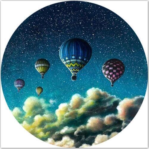 Fantasy hot air balloon Non Full Square Diamond painting Round Diamond mosaic 5D DIY Diamond embroidery Cross stitch Home Art