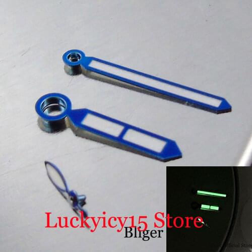Fit Hand Winding 6497 6498 ST3600 3602 Movement Green luminous BLUE Manual Watch Hand Needles