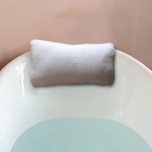 Hot Bath Pillow Soft Comfortable Lightweight Ergonomic Bath Cushion Washable SPA Bathtub Pillow for Home Bathroom Supplies
