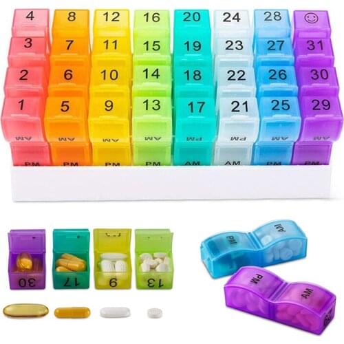 28 Slots Adjustable Plastic Storage Box Storage Box Case for jewelry Diamond Embroidery Craft Bead Pill Holder Storage Tool GYH