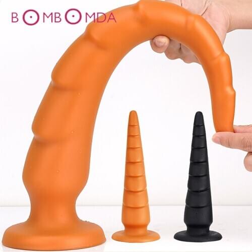 Super Long Anal Plug Big Dildo Butt Plug Prostate Massage Anus Dilator Vagina Masturbation Adult Erotic Sex Toy SM Gay Anal Sex