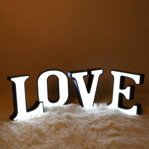 Led Letter name Light 26 Alphabet home decoration Number Party Light Battery Romantic Wedding Decoration Drop Ship