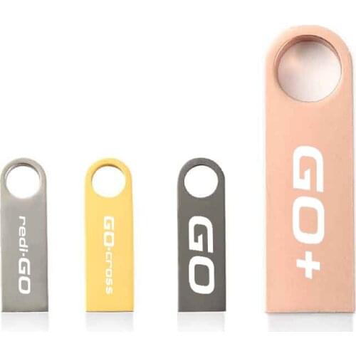 Usb flash drive 16GB 32GB Pen Drive waterproof metal u disk For Datsun GO I GO+ I mi-DO on-DO redi-GO Go-Cross Car U Disk
