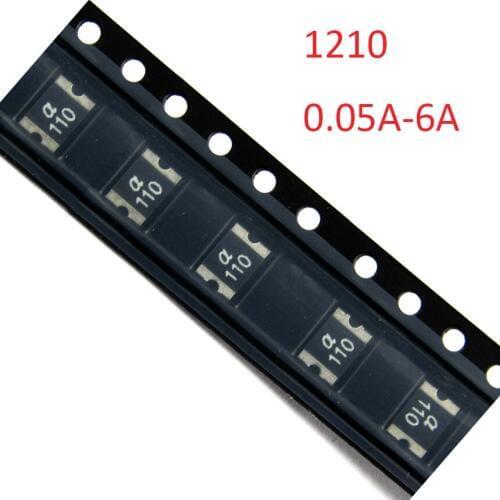 0.05A 50MA 60V 1210 PPTC Polyswitch Polyfuse Electrical SMD SMT Chip Self Healing Recovery Resettable Fuse
