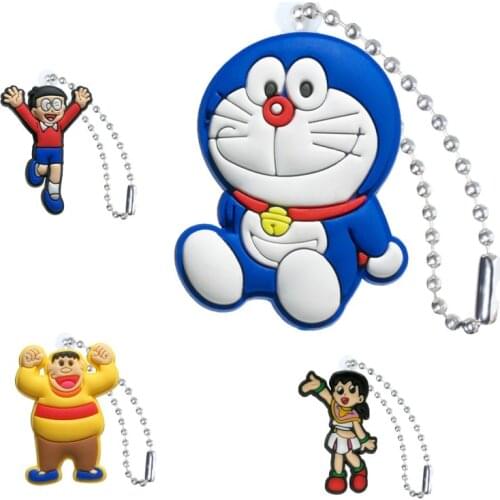 1PCS PVC key ring classic anime figure key chain cute ball chain Women Men favor Fashion pendants keys accessories Ornament gift