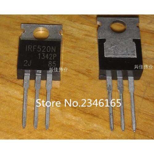 10PCS IRF520 TO-220 IRF520N TO220 IRF520NPBF