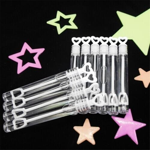20/50/100pcs Wedding Party Bubble Water Bottle Love Heart Design Soap Water Bubble Soap Bottle Tube Birthday Wedding Decor Gifts