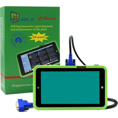 2017 New Arrival ADEONOR ADE VIS OBDII AUTO Diagnostic Tool EPB DPF TPMS SRS Full System Code Scanner DHL Free Shipping