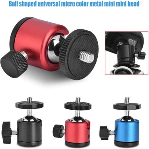 360 Swivel Ball Head 1/4" Screw Mount for DSLR Camera Tripod Ballhead Stand Tripod Heads
