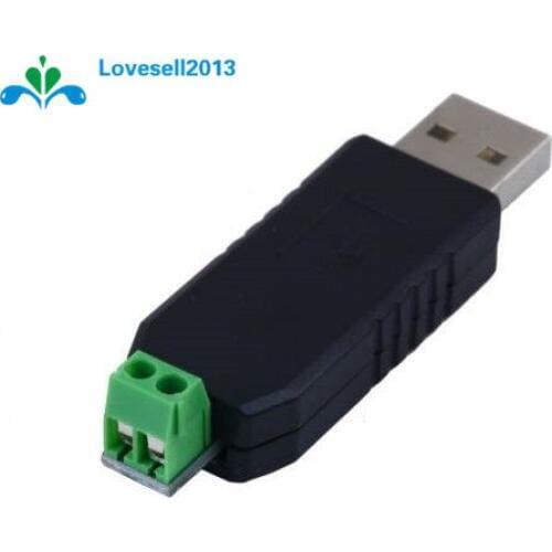 2 Pcs USB to RS485 485 Converter Adapter Compitable USB 2.0 USB 1.1 Support Win7 XP Vista Linux Max 1200M Communication Distance