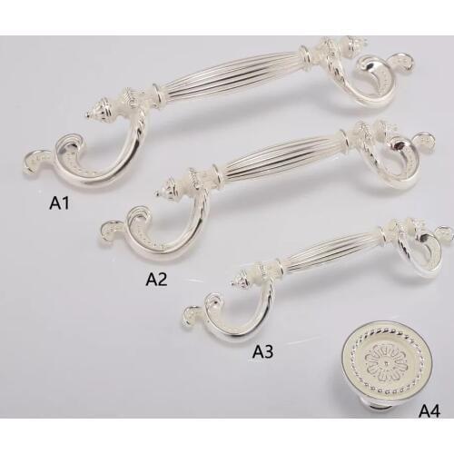 American wardrobe pull knobs Modern simple drawer handles European cabinet handles Furniture hardware 5"Wine cabinet door handle