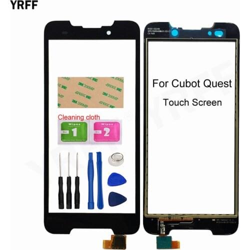 For Cubot Quest Touch Screen Digitizer Glass Panel Sensor Front Glass Assembly Parts New 100% testd