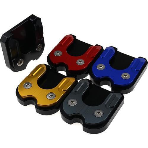 For MOTO GUZZI 1200 STELVIO 8V STD/NTX 2008-2016 Motorcycle CNC Kickstand Side Stand Enlarge Extension Pad Support