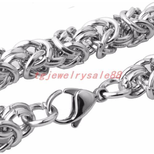 JXLEPE Silver Chains