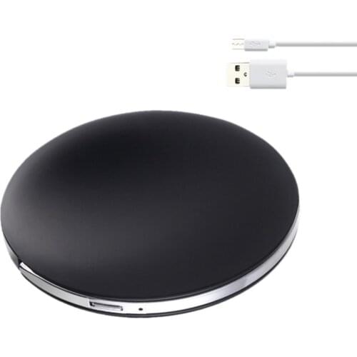 3X LED Light Pocket Makeup Mirror Compact Face Lip Cosmetic Mirror Travel Portable Lighting Mirror Hand mirror Make up Tool