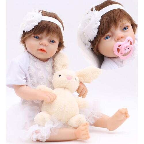 OtardDolls Bebe Reborn Dolls 22inch Reborn Baby Doll Soft full Silicone Newborn baby Doll For Children Gifts L.O.L bonecas