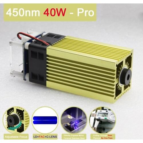 LASER TREE 450nm 40W laser module,laser head,engraving cutting module,compressed spot technology,compatible MASTER/CNC machine