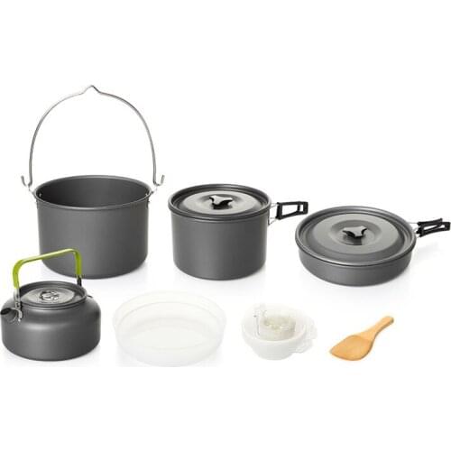Camping Cookware Set Tableware Equipment Camping Equipment Camping Cookware Tableware Set Outdoor Cooking Set Travelling Hiking