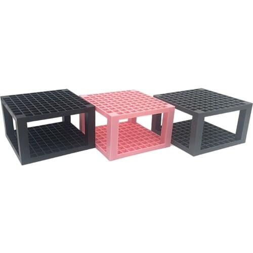 Plastic Paint Brush Holder Gel Pen Pencil Storage Shelf Rack Organizer Stand