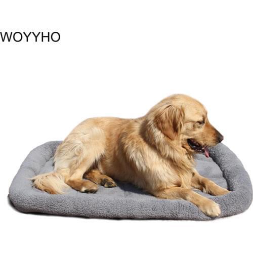 S-2XL Washable Pet Bed Sofa Dog Cat Puppy Sleeping Mat Soft Warm Blanket Rectangle Cushion For Small Medium Dog Pet Supplies