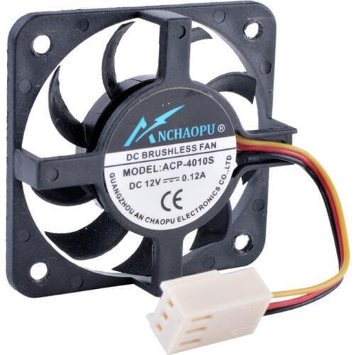 North and South Bridge Radiator Fan 40mm fan 4010 40x40x10mm 3-wire 3pin 12V 0.10A Heatsink Fan