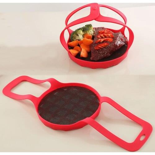 Pressure Cooker Sling Steamer Silicone Bakeware Lifter Instant Pot Accessories Silicone Bakeware Anti-Scalding Egg Steamer Rack