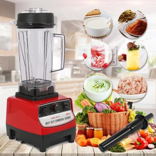 110V/220V 2L 2200W Heavy Duty Commercial Blender Mixer Juicer Food Processor Ice Smoothie Bar Fruit Blender Self Cleaning