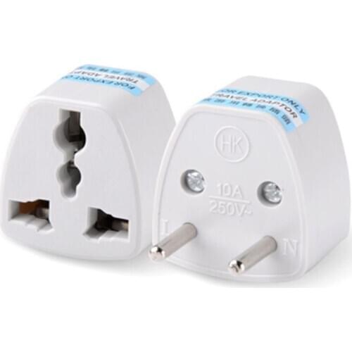 Universal AC Power Adapter Plug AU UK US to EU Plug All-in-one Travel AC adapter converter Three Pin Converter accessories